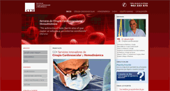 Desktop Screenshot of cirugia-cardiovascular.es